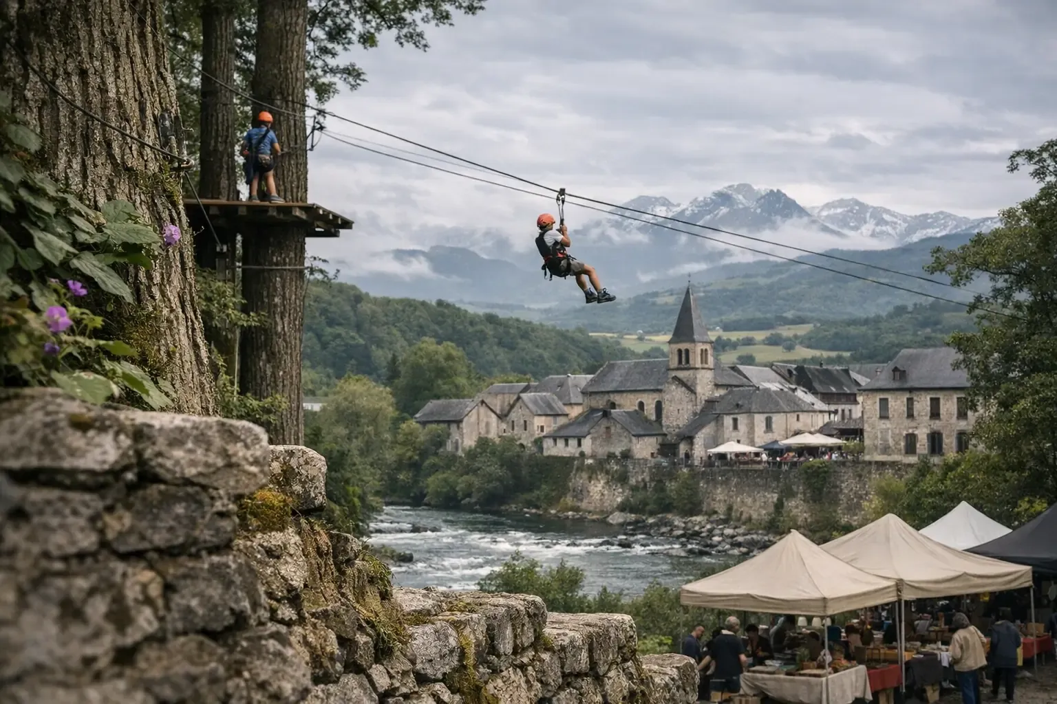 Illustration du guide Où faire de l’Accrobranche à Pau en famille ?