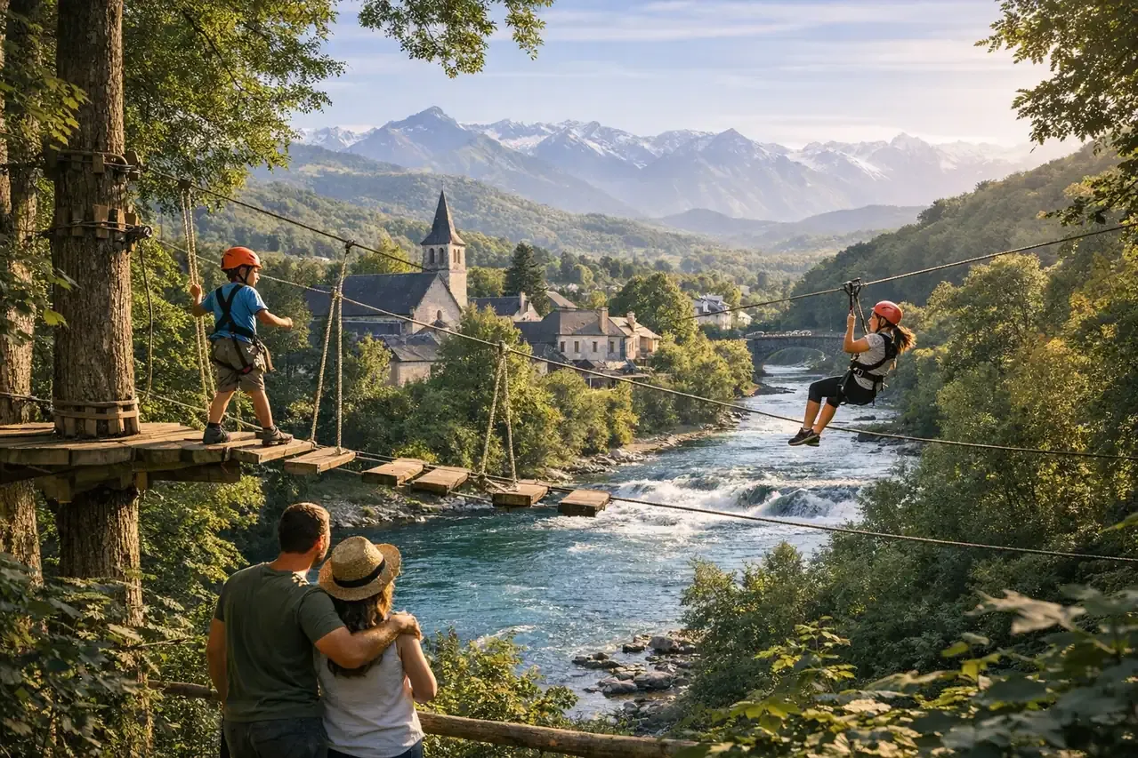 Illustration du guide L’Accrobranche à Pau : 7 critères pour choisir le bon Parc