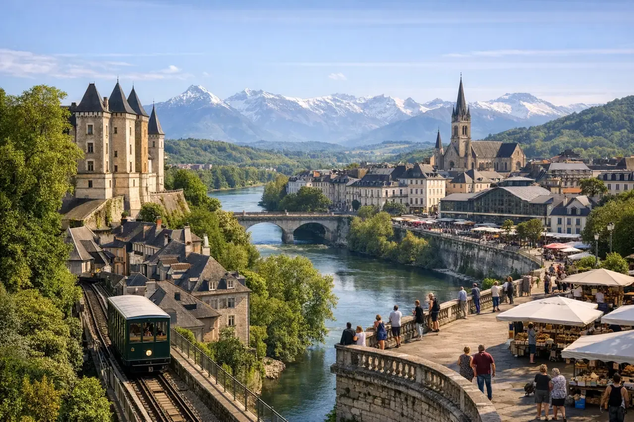 Illustration du guide Pau Tourisme : les visites et balades à faire en Béarn