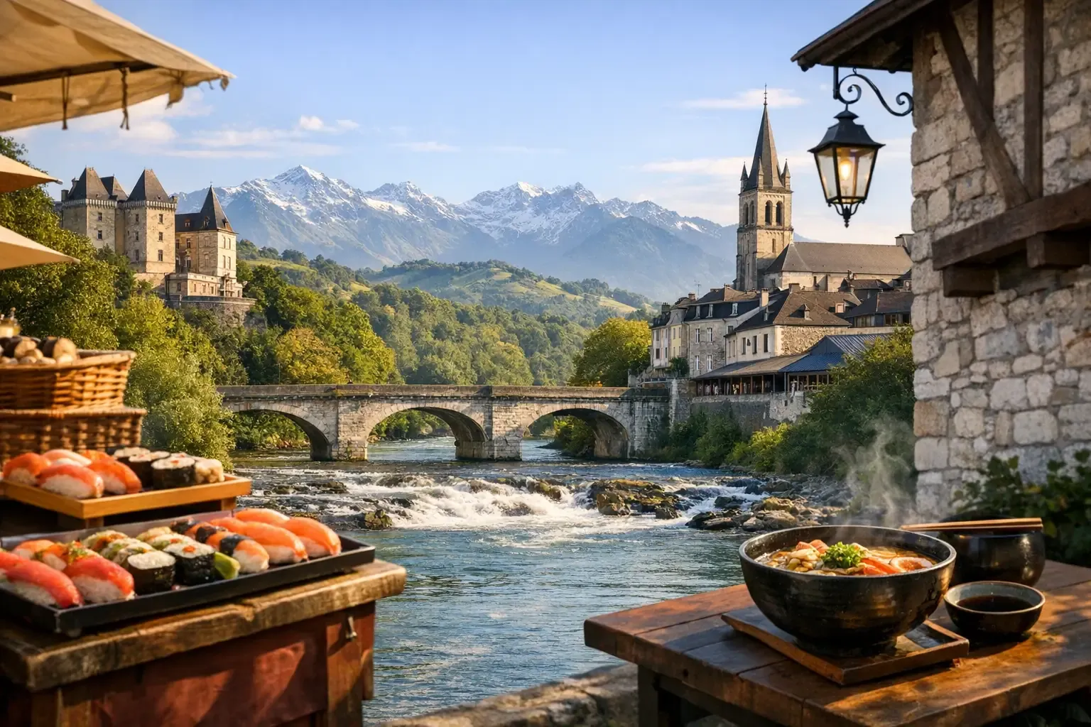 Illustration du guide Les restaurants japonais à Pau se choisissent selon vos envies