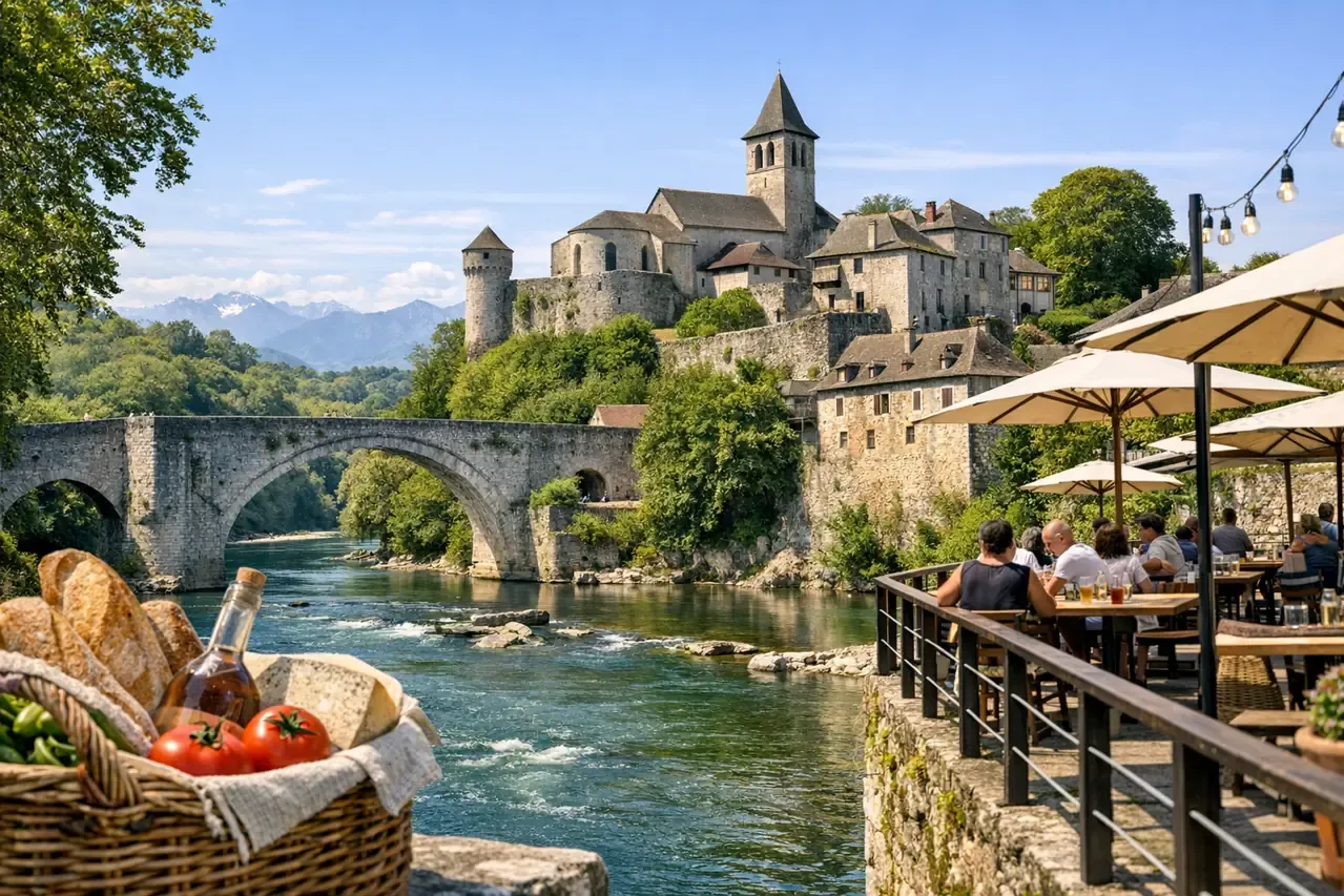 Illustration du guide Les Restaurants à Sauveterre-de-Béarn se choisissent selon le moment
