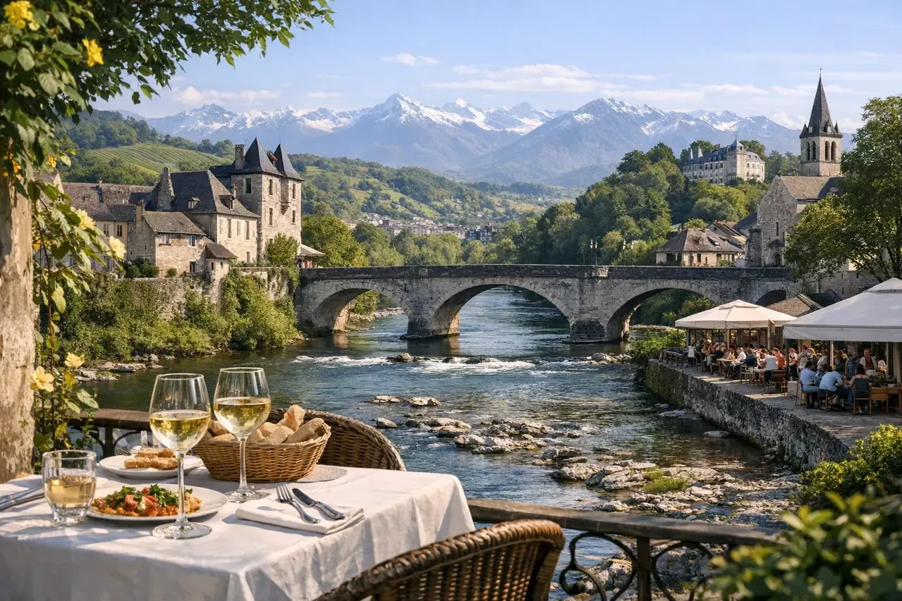 Illustration du guide Un Restaurant à Jurançon se choisit selon votre sortie