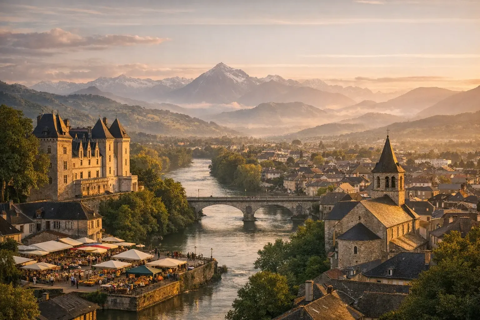 Illustration du guide Le Béarn est une région historique à comprendre depuis Pau