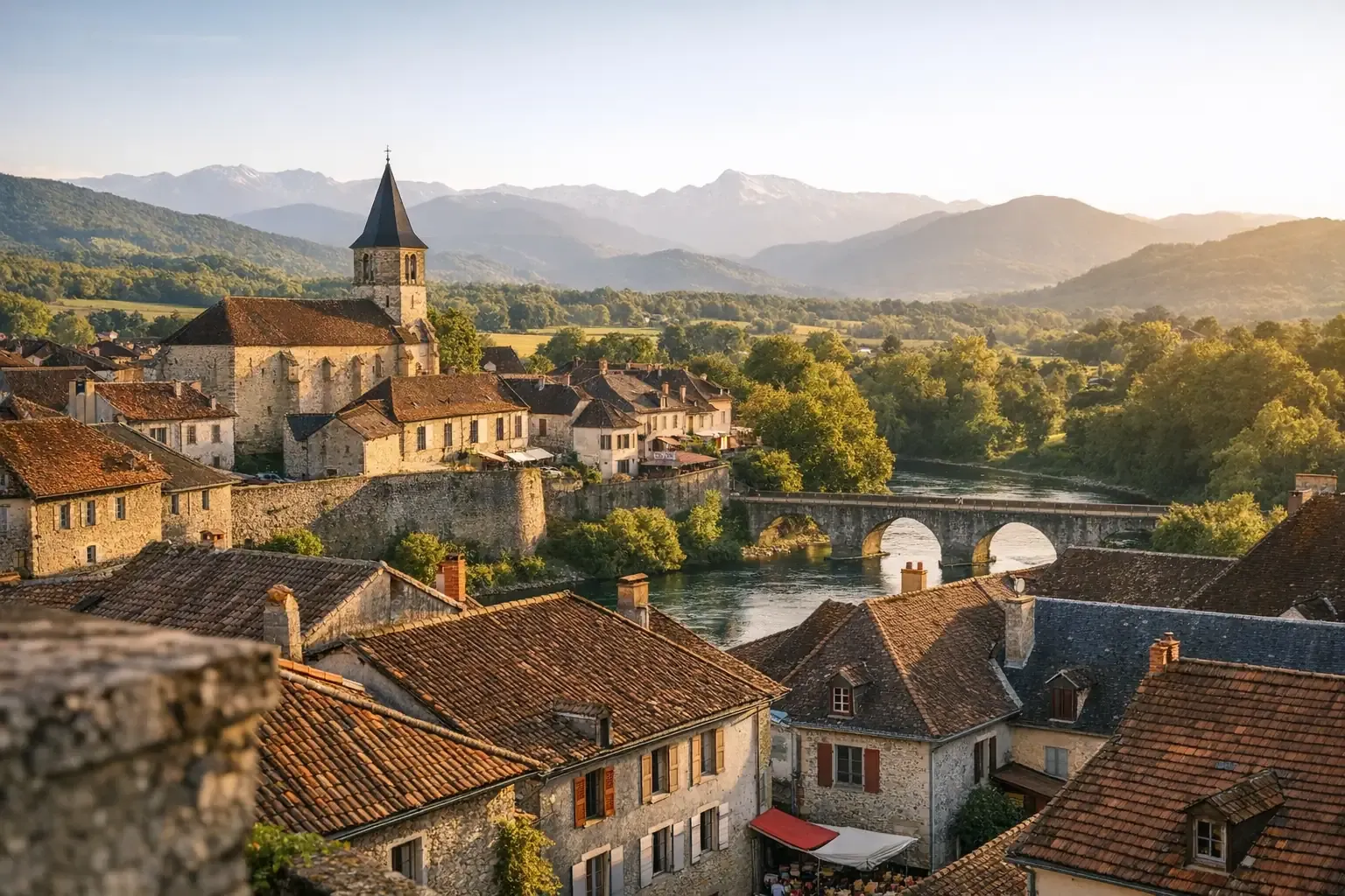 Illustration du guide Les Restaurants à Navarrenx se choisissent selon votre étape