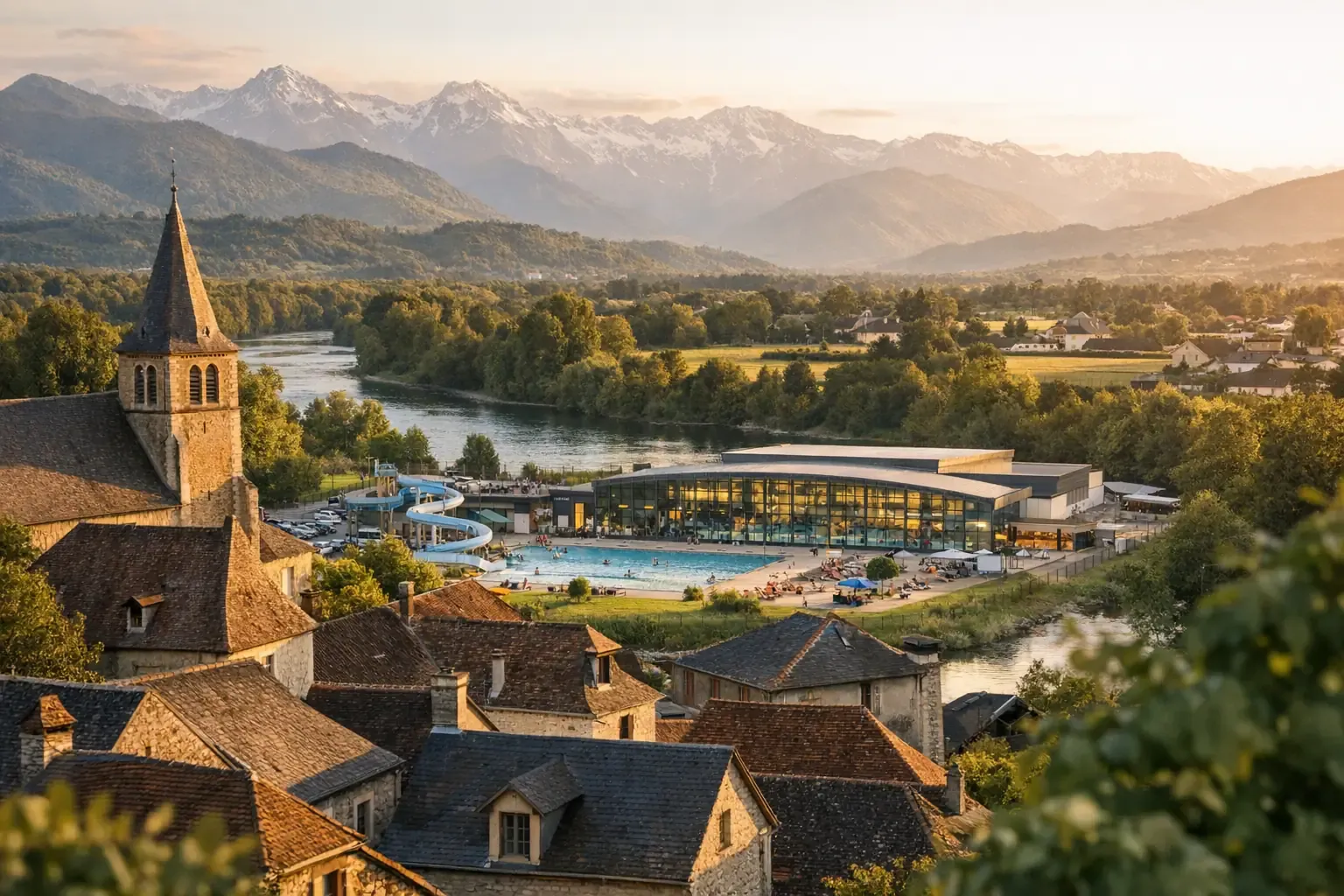 Illustration du guide Aqualons Pau désigne la Piscine de Lons près de Pau