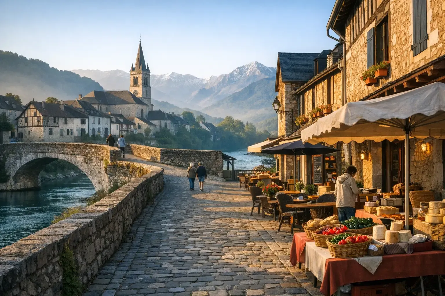 Illustration du guide Les plus beaux villages autour de Pau se visitent en boucles