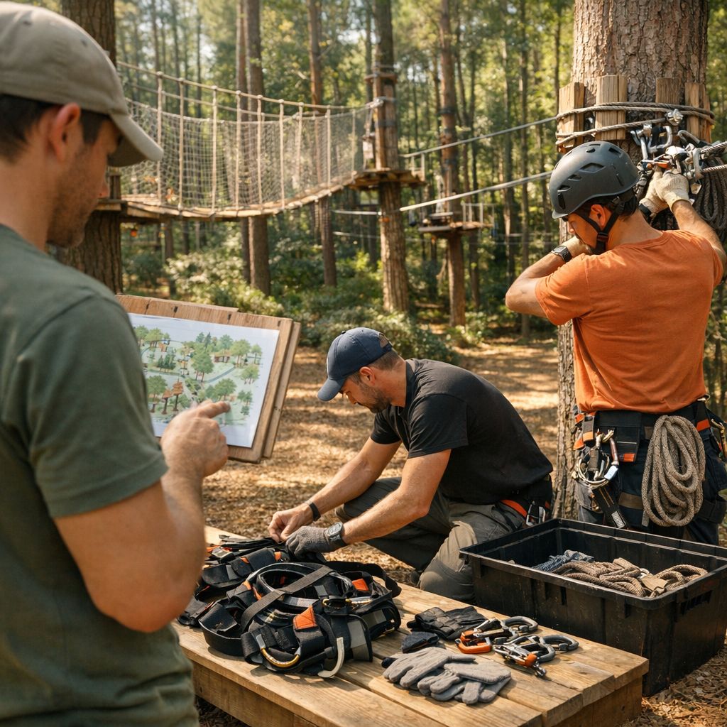3. Parc de loisirs en forêt&nbsp;: préparer l’activité étape par étape
