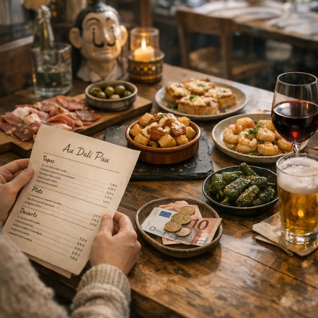 Menu, tapas et prix : à quoi s’attendre avant de réserver