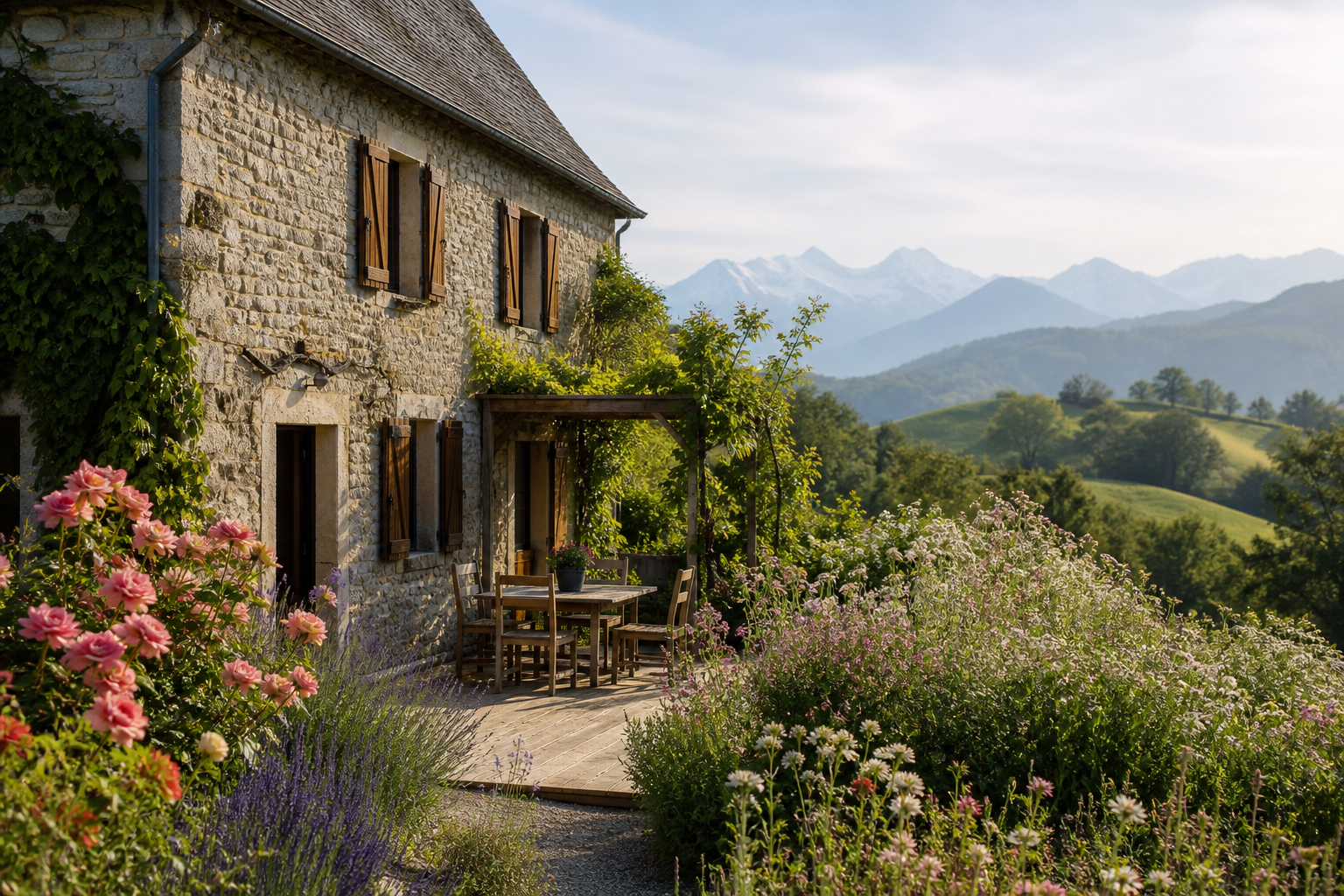 Illustration du guide Quel gîte en Béarn choisir entre ville, campagne et montagne ?