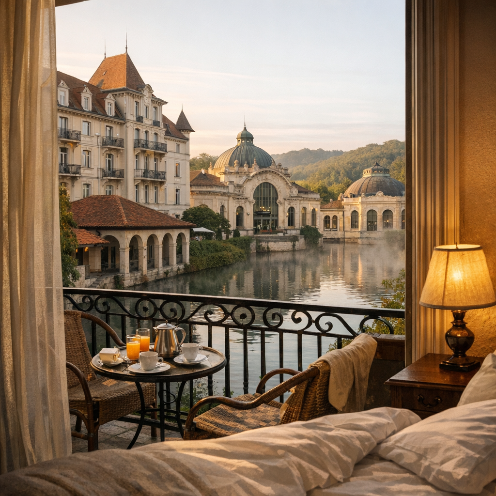 Hôtel du Parc, casino et thermes&nbsp;: dormir dans le Salies patrimonial