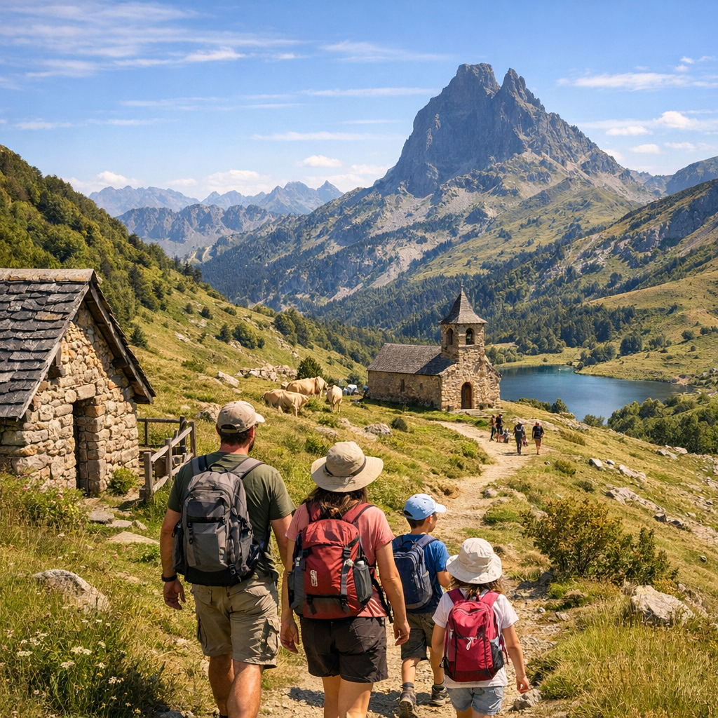 Randonnée facile en vallée d’Ossau&nbsp;: circuits famille, patrimoine et panoramas doux