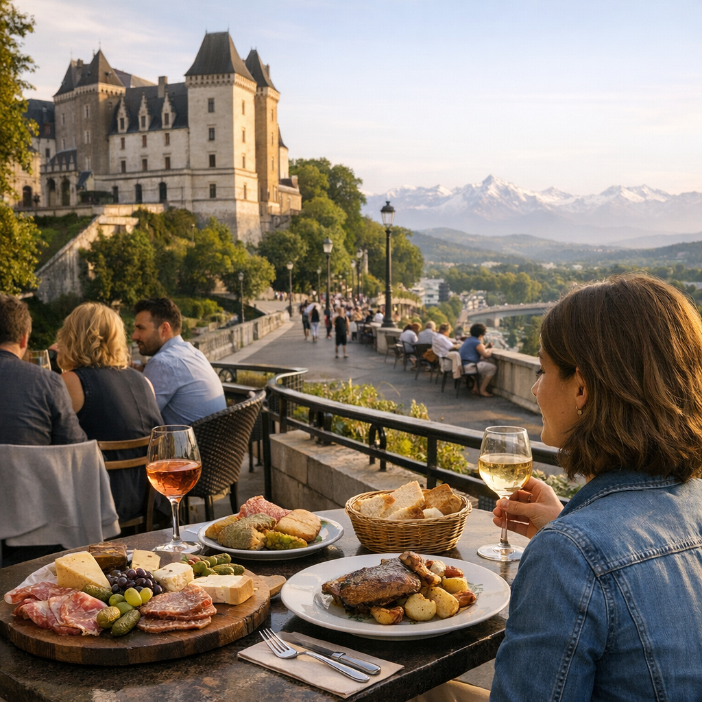Henri IV, château et boulevard des Pyrénées : transformer le repas en sortie paloise