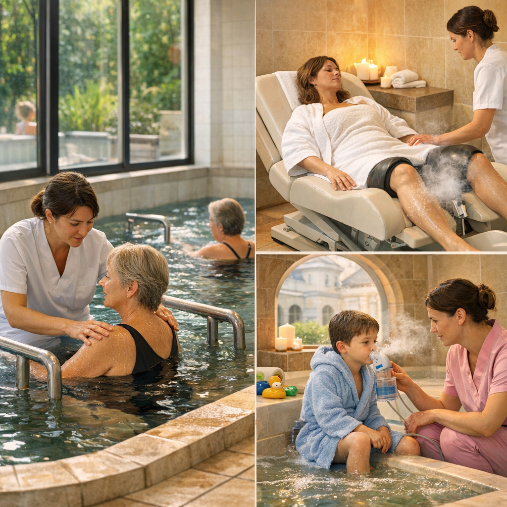 Cures thermales conventionnées&nbsp;: rhumatologie, gynécologie et troubles de l’enfant