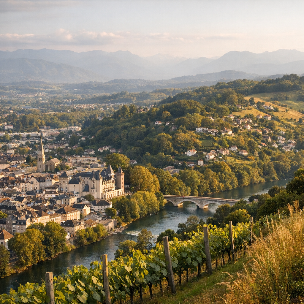 Centre-ville, coteaux, piémont&nbsp;: pourquoi la température à Pau varie localement